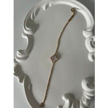 Reyhan Uçar Kuyumculuk 14 Ayar Altın Yonca Bileklik 3.56 Gram