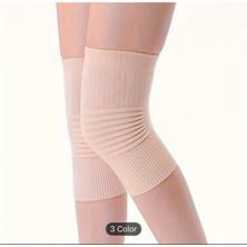 1 Çift Elastik Diz Pedleri – Erkek ve Kadınlar Için Rahat ve Sıcak Koruyucu