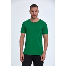 Voltaj Milan Over Size Erkek Tişört Yeşil