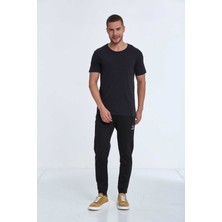 Milan Over Size Erkek Tişört Siyah