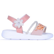 Skuaıter 8110 Barbie Taşlı Kız Çocuk Sandalet