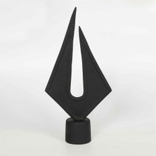 Vitale Metal Mızrak Siyah Obje 11*25*50 cm
