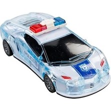 Can Ithalat Beyaz Can Oyuncak Sürtmeli Pilli Sesli Işıklı Polis Arabası Eğlenceli Tasarım ile Oynanabilir