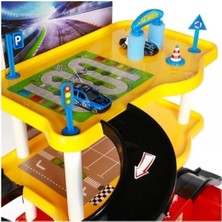 3 Katlı Garaj Oyun Seti Otopark Seti Araba Pisti Set Hotwheels Setler Eğlenceli Yarış Park Istasyonu