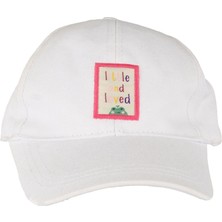 Bebegen Kız Çocuk Beyaz Little Yazılı Şapka 4-8 Yaş