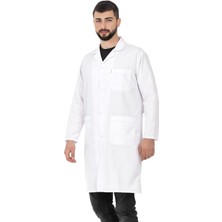 Moriki Erkek Beyaz Doktor Önlüğü