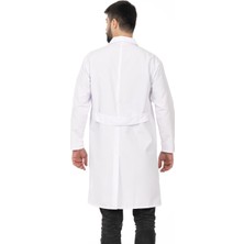 Moriki Erkek Beyaz Doktor Önlüğü
