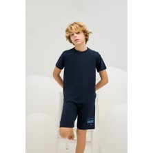 Zeyzey 8801 Erkek Ç. Baskılı Şort Takım