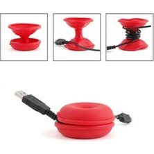 Kablo Düzenleyici Cable Turtle Pratik 3 Boy Birden Mouse Laptop Şarj Tv Kablo Toplayıcı Kablo Sar