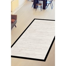 Kaymaz Dijital Mutfak & Salon Halı Luna Pamuk Dokuma E5001 Açık Bej