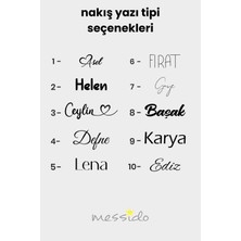 Messido Kişiye Özel Nakışlı Isimli Bebek Yastığı – Fırfırlı,  25X37 cm Bebek Yastık Yumuşak & Şık Tasarım