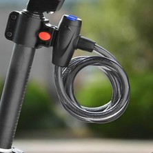 Umotech Anahtarlı Çelik Bisiklet ve Motosiklet Kilidi – Bebek Arabası, Scooter Için Dayanıklıgüvenlik Kilidi
