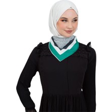 Zaytoon Fular Filistin Kefiye Desenli Bayrak Renkleri Çerçeveli Unisex