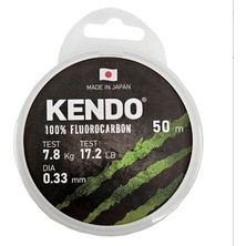 Kendo 100% Fluorocarbon White 50M Misina 0.25MM