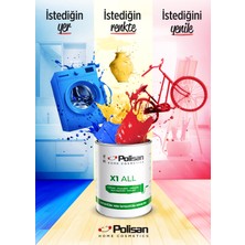 Polisan X1 All Tüm Zeminler Için Yıkanabilen Silinebilen Kokusuz Boya 0.75 Lt 4520 Asil Lacivert
