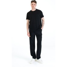 %100 Pamuk Regular Fit Erkek Basic T-Shirt, Tişört