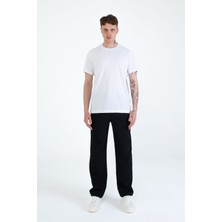 %100 Pamuk Regular Fit Erkek Basic T-Shirt, Tişört