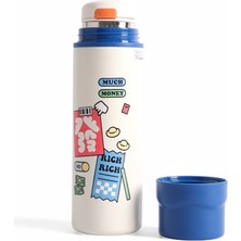Rose Center Bazaar 304 Kalite Paslanmaz Çelik Termos - Yalıtımlı 450 ml Termos (Ithal)