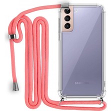Piyasa Sepeti Samsung Galaxy S21 Plus Boyun Askılı Şeffaf Tank Kılıf