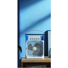 Ensiga 600 Ml Taşınabilir Buzlu Fan Nemlendiricili Usb Sessiz Vantilatör Serinletici Fan Masaüstü Ofis Için
