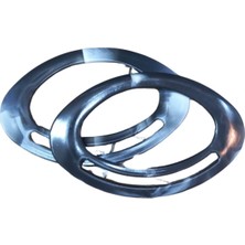 Çanta Sapı Oval Siyah-Beyaz 18 cm