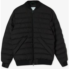 Lacoste Erkek Hakim Yaka Kapitone Siyah Mont