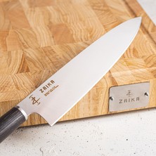 Zaika Gyutou Japon Tasarım Ahşap Saplı Şef Bıçağı - 21cm Paslanmaz Çelik