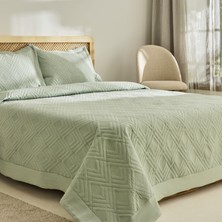 Kaşmir Home Elza Çift Kişilik Yatak Örtüsü Takımı Adaçayı