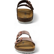 Fly Soft Milano Deri Çocuk Terlik Rose