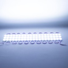 ŞANLED 3 Ledli Parmak Led Modül 1.5W 2835 Smd Mercekli Beyaz Işık 12V-5 Adet