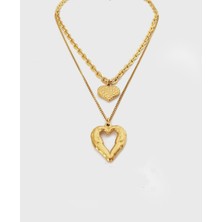 Glare Jewellery Kalpli Model Altın Kaplama Kolye