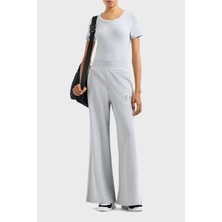 Ea7 Wide Leg Normal Bel Bol Paça Logolu Pantolon Bayan Pantolon 7W000179 AF12473 O8002
