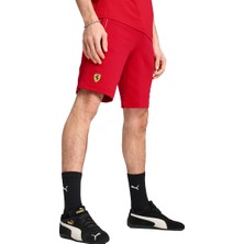Puma Ferrari Race Erkek Kırmızı Günlük Stil Şort 63018402