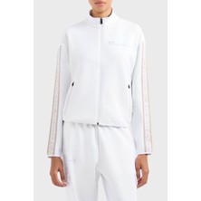 Ea7 Logolu Regular Fit Dik Yaka Fermuarlı Sweat Bayan Sweat 7w000275 Af12501 U0002