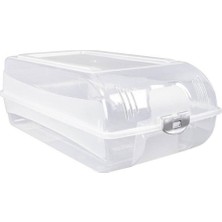 Eliosa 3 Adet Şeffaf Ayakkabı Saklama ve Koruma Kutusu