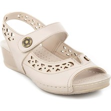 Muya Terra Anatomik Taban Topuklu Kadın Sandalet