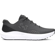 Under Armour Charged Surge 4 Erkek Gri Koşu Ayakkabısı 3027000-106 Nefes Alabilir Yapı ve Konforlu Tasarım