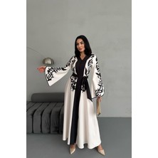 Neşeli Butik Kadın Atlas Kumaş Düğme Detaylı Elbise NBMS2507