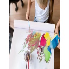 Rulo Resim Kağıdı 1 Adet Genişlik 45 cm Uzunluk 30 Metre Resim Masası  Uyumlu  Plotter