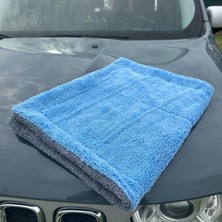 Extra Kalın 40X60 cm Çift Taraflı  740 Gsm Mikrofiber Oto Yıkama Kurulama Temizlik Bezi