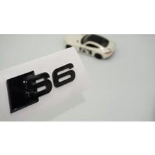 Dk Tuning S6 Siyah 3m Bagaj Logo Audi Ile Uyumlu