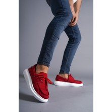 Sun&north Knack Yüksek Taban Mevsimlik Keten Ayakkabı 009 Kırmızı