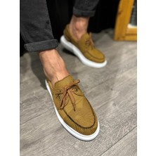 Sun&north Knack Yüksek Taban Mevsimlik Keten Ayakkabı 009 Taba