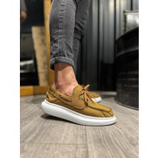 Sun&north Knack Yüksek Taban Mevsimlik Keten Ayakkabı 009 Taba