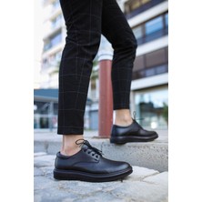 Sun&north Knack Klasik Erkek Ayakkabı 001 Siyah (Siyah Taban)