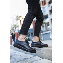 Sun&north Knack Klasik Erkek Ayakkabı 001 Siyah (Siyah Taban)