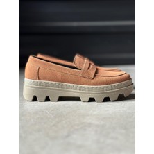 Sun&north Knack Yüksek Taban Klasik Ayakkabı 779 Taba Süet