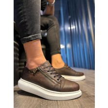 Sun&north Knack Yüksek Taban Günlük Ayakkabı 555 Mat Kahverengi