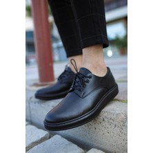 Sun&north Knack Klasik Erkek Ayakkabı 001 Siyah (Siyah Taban)