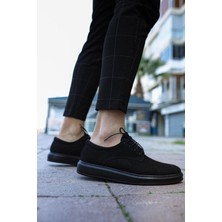 Sun&north Knack Klasik Erkek Ayakkabı 001 Siyah Süet (Siyah Taban)